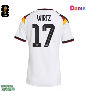 Tyskland Florian Wirtz #17 Replika Hjemmebanetrøje Dame VM 2026 Kortærmet